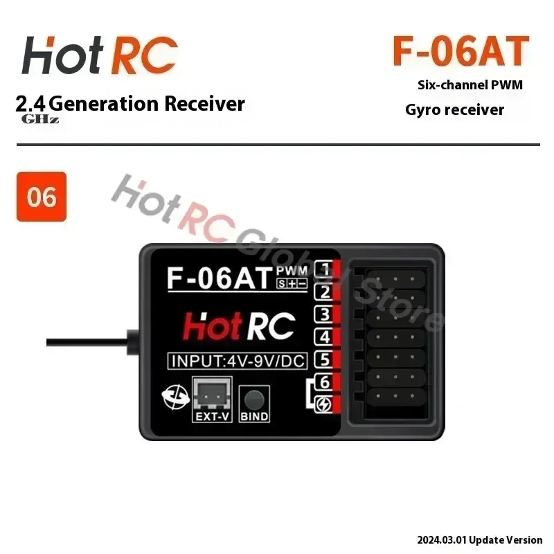 Odbiornik HOTRC 2.4Ghz 4/6/8-k – Drone Racing Receiver recenzja i cena