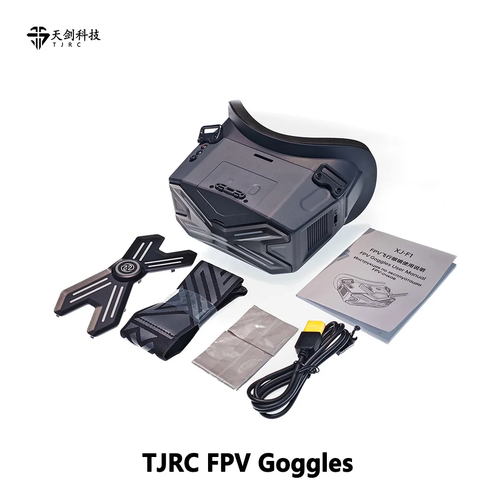 Okulary FPV UniFlyTJRC z 4,5-c – Drone Racing Goggles recenzja i cena